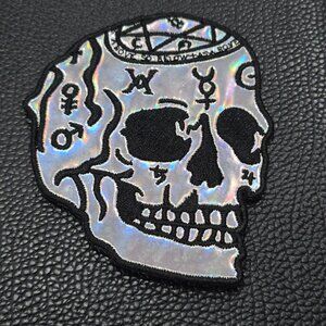 Killstar ✦ Magi Patch ✦ Holographic Occult Sigil Skull Embroidered OS